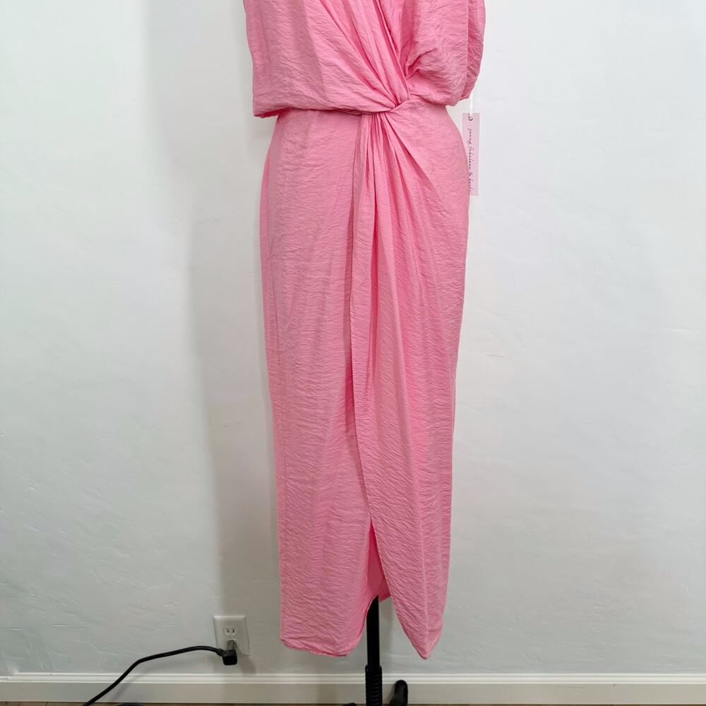 NWT Young Fabulous & Broke Siren Slip Dress Pink Boho Beach Wedding Guest Size M - Picture 6 of 16